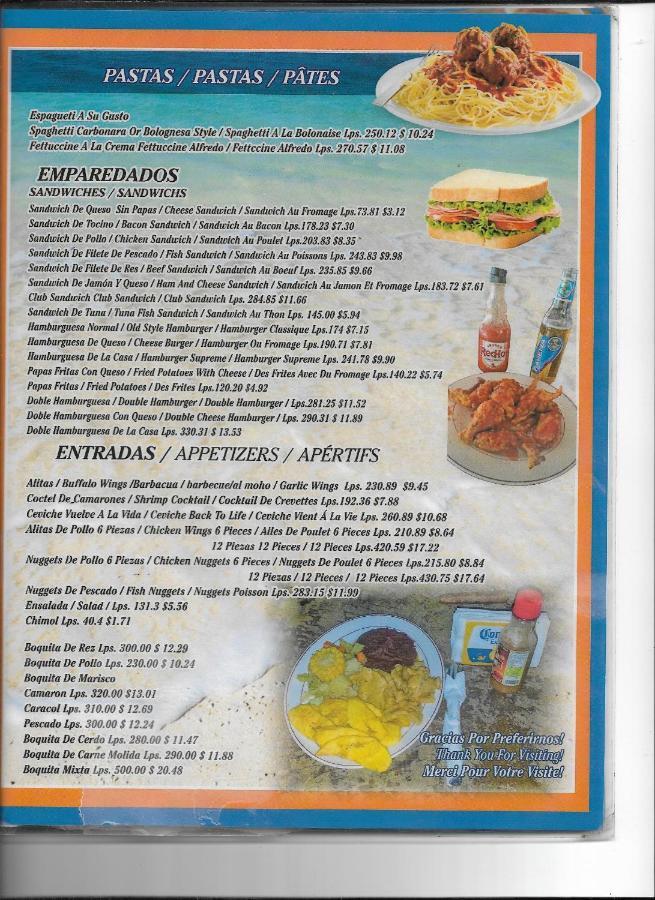 La Delphina Bed And Breakfast Bar And Grill La Ceiba Dış mekan fotoğraf